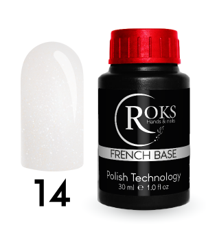 База French Rubber Base Roks 30 ml №14 TPO free